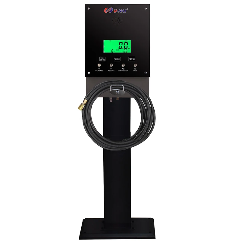 220v digital  pressure inflator high quality 100psi within 10 meters air hose tire pump for car truck bus motorcycle bike