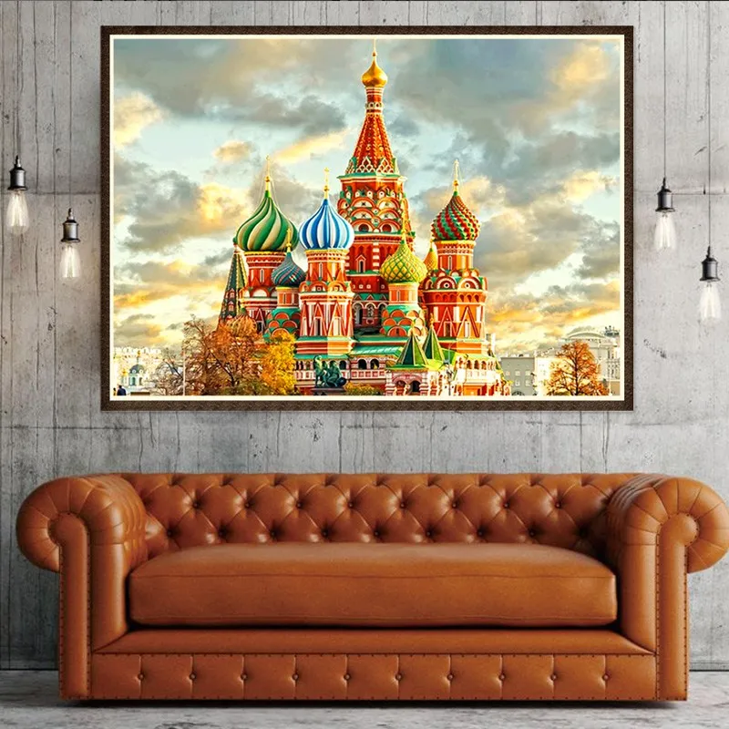 Diamond painting arabic Art islamic decoration Church picture Muslim paintings for living room wall