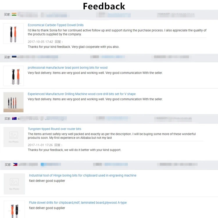 Dowel drill machine tools cnc wood hollow drill bit for wood