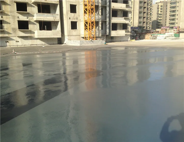 Чистое полиуретановое покрытие используется в подземном гараже для