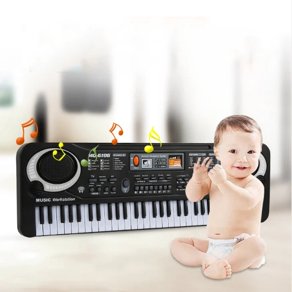 Multi-function 61 keys Piano keyboard Children learning toys electronic organ musical instrument