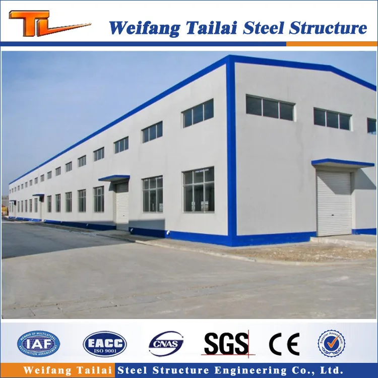 Customized Workshop for Industry with H Columns and Beams Steel Structure