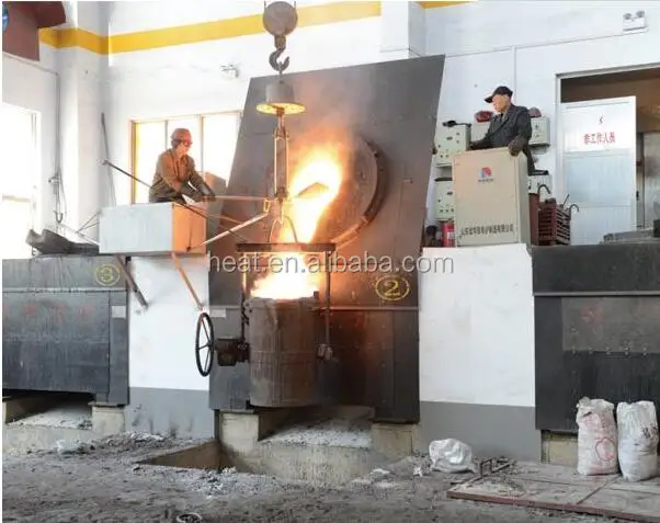  Hongteng 100 кг-15 тонн промышленный Электрический металлический тигель железная сталь плавильная печь духовка горшок для продажи