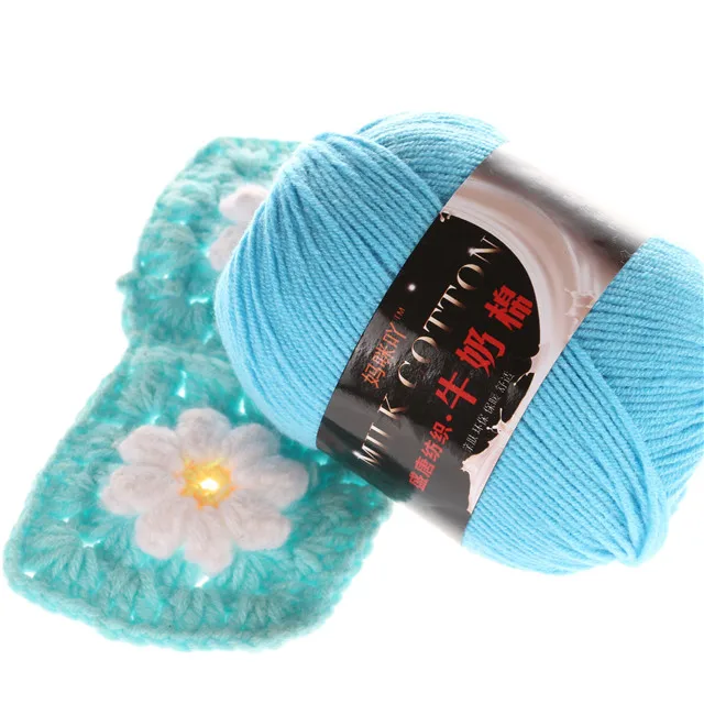 Wholesale  baby combed milk cotton yarn for hand knitting
