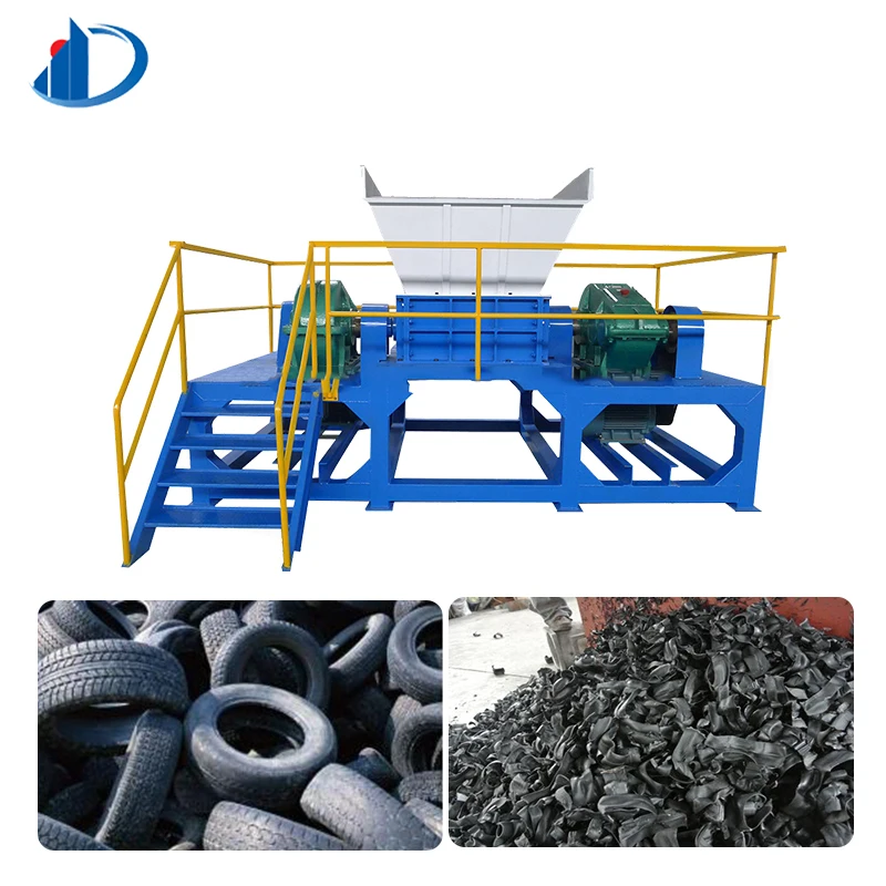 Scrap Tire Shredder In Plastic Crushing Machines