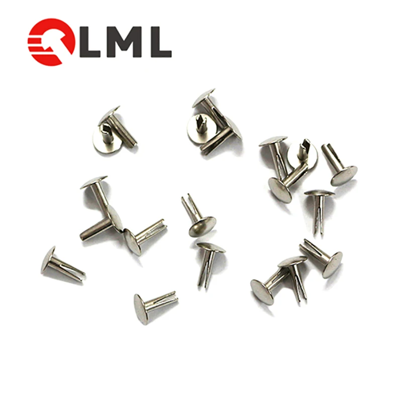 Custom Nonstandard Low Price Black Round Head Metal Wrought Iron Stainless Steel Bifurcated Rivet