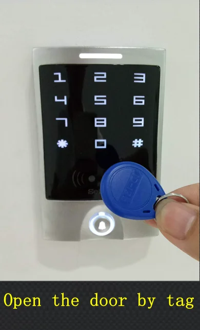 Sebury металлический водонепроницаемый H & EM RFID кардридер с клавиатурой Wiegand