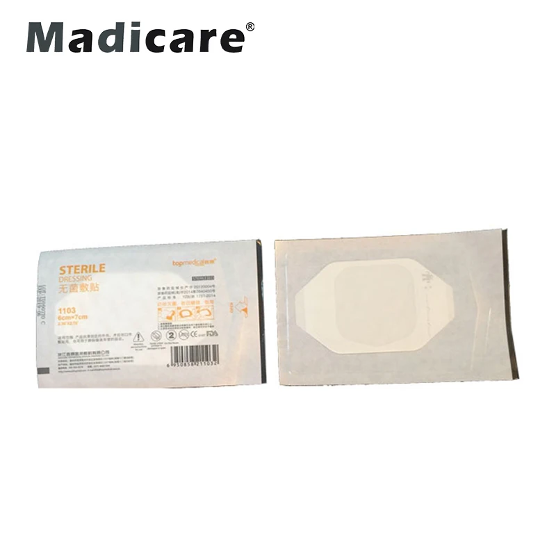 adhesive wound dressing waterproof transparent
