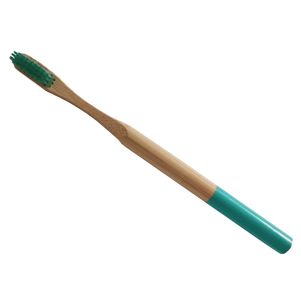 Foldable feature and medium bristle type charcoal bamboo toothbrush