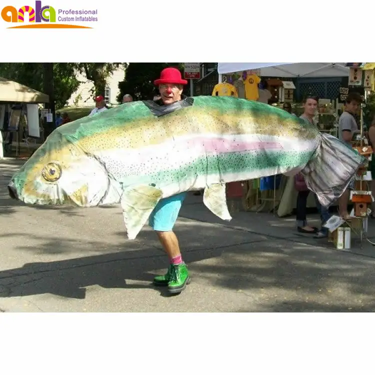 City Inflatable Fish Costume Guangzhou with Competitive Cost