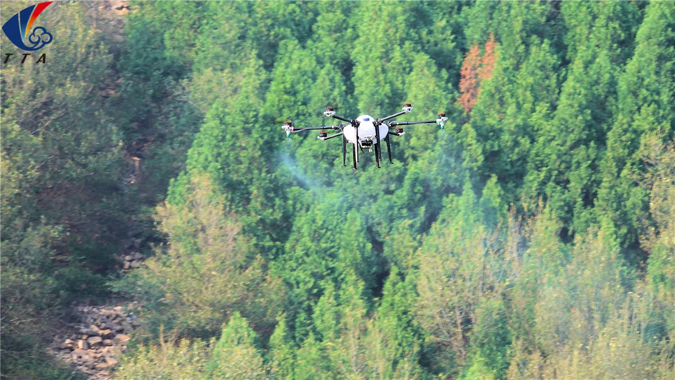 Квадрокоптер TTA M6E, распылитель, сельскохозяйственный беспилотник, Дрон для урожая, беспилотник для виноградника