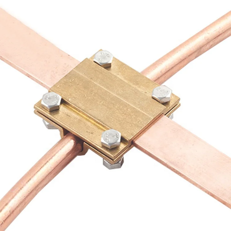 Top Selling Earthing Connector Grounding Clamp Cross Clamp for Cable Connect/Conductor Fixing