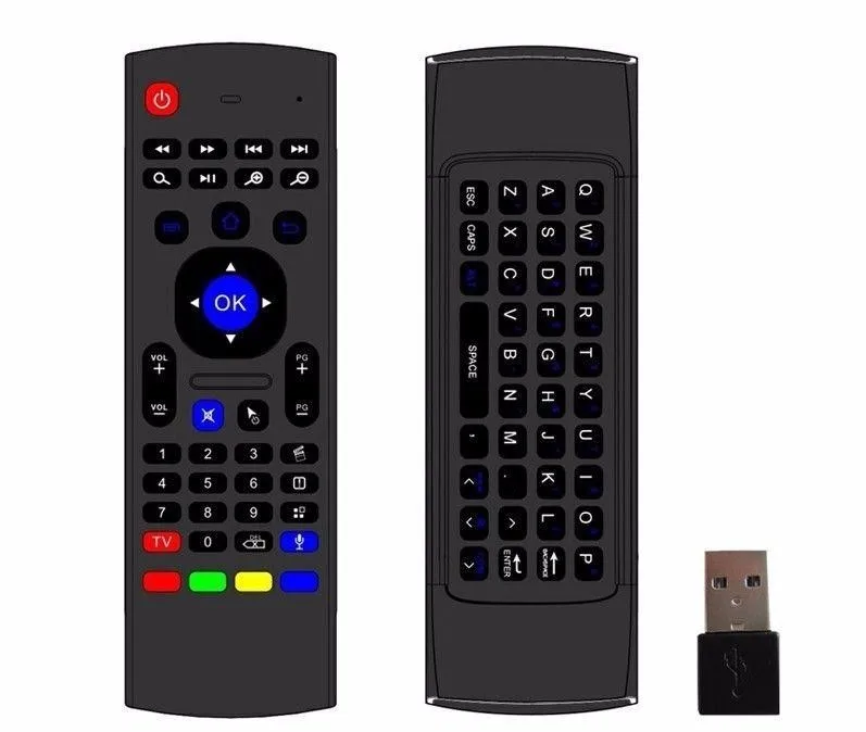 
MX3 air mouse 2.4G Mini Wireless Keyboard Air Mouse IR Learning remote Control MX3 air mouse For Android Mini PC Smart TV Box 