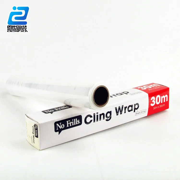 factory direct supply PE/PVC stretch wrap cling film for food packing