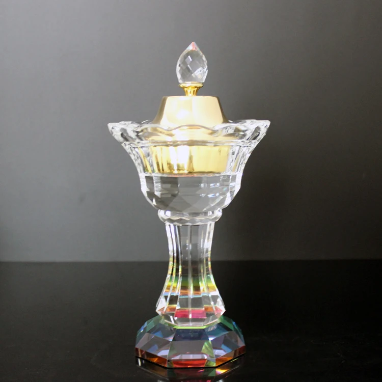 Wholesale fancy arabic crystal incense burner censer