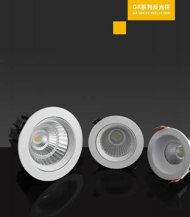 
High end optical usage cob pc reflector for led lamp 