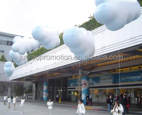 giant inflatable cloud advertising balloons with logo BA-11
