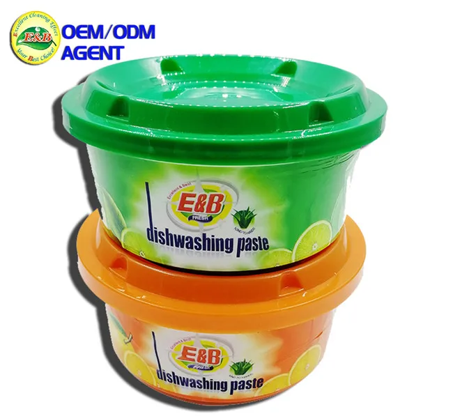 OEM Manufacturer Dishwashing paste Dish wash washing clean cleaning cake soap cream detergent in China