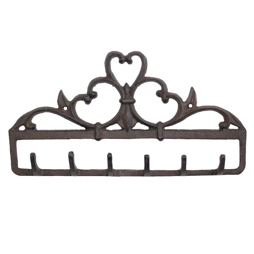 factory sale antique cast iron metal coat hooks for home decor wall decoration hanging key/clotging wholesale cheap