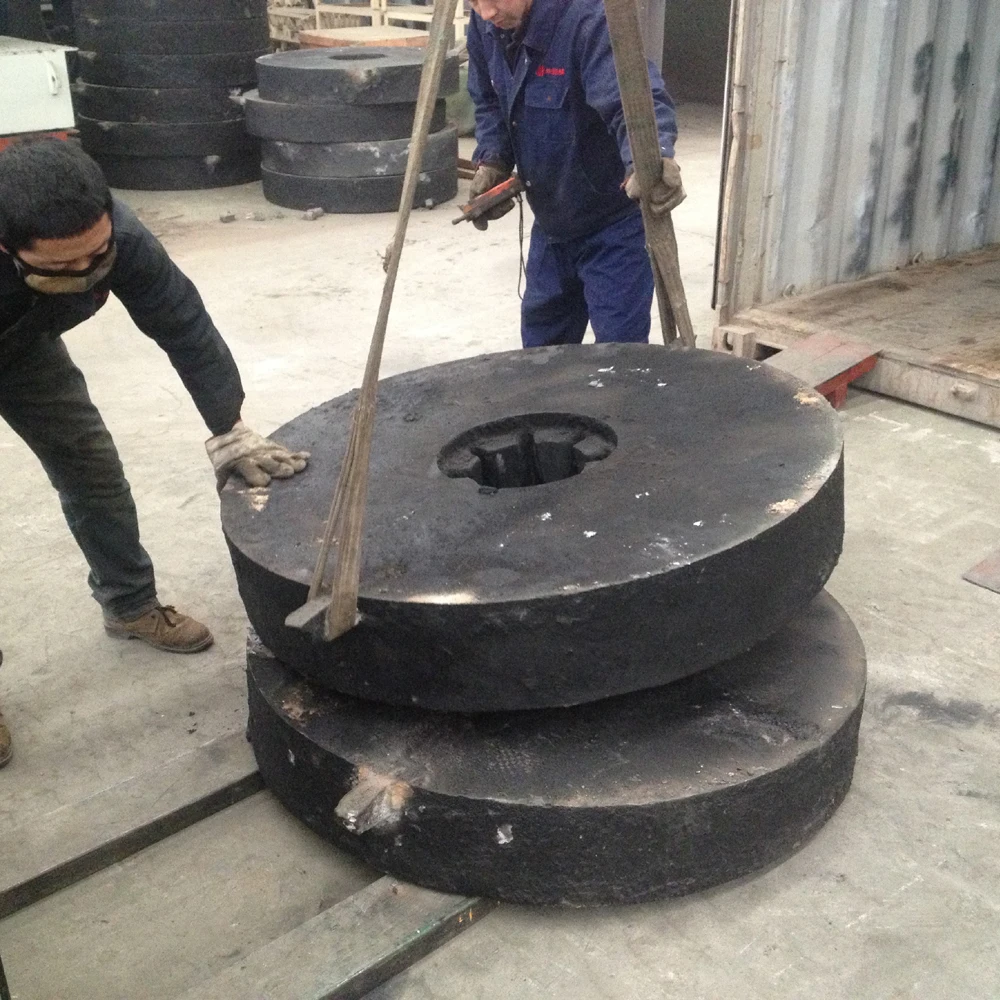 1200 double wheel wet gold mill manganese molybdenum copper mill China wet pan mill