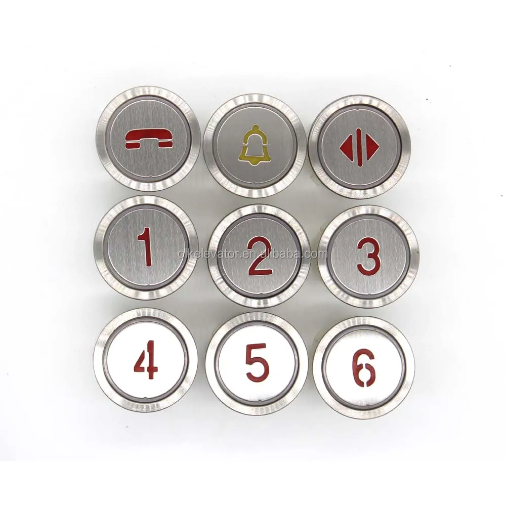 
Best price Protruded Marking Braille elevator push button China OEM 