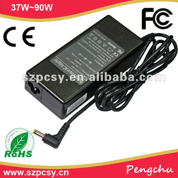 электронных черный и мягкий 100 240v 50 60hz ноутбук адаптер переменного тока 19v 4.74a для dell
