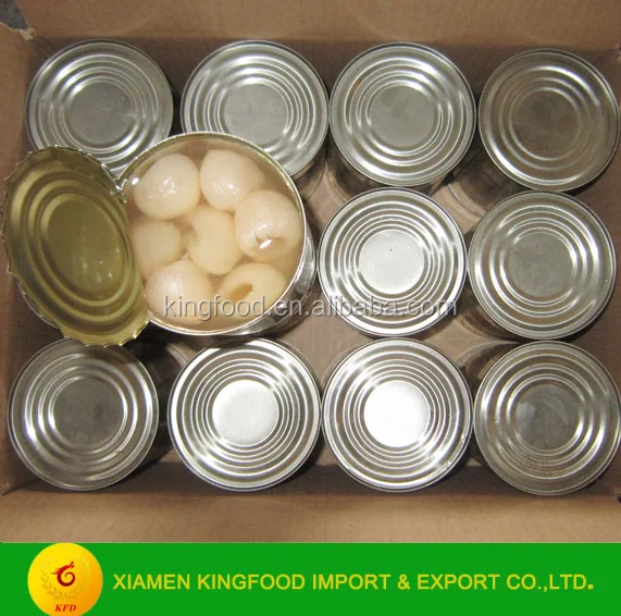 Консервированный фрукт личи в банке