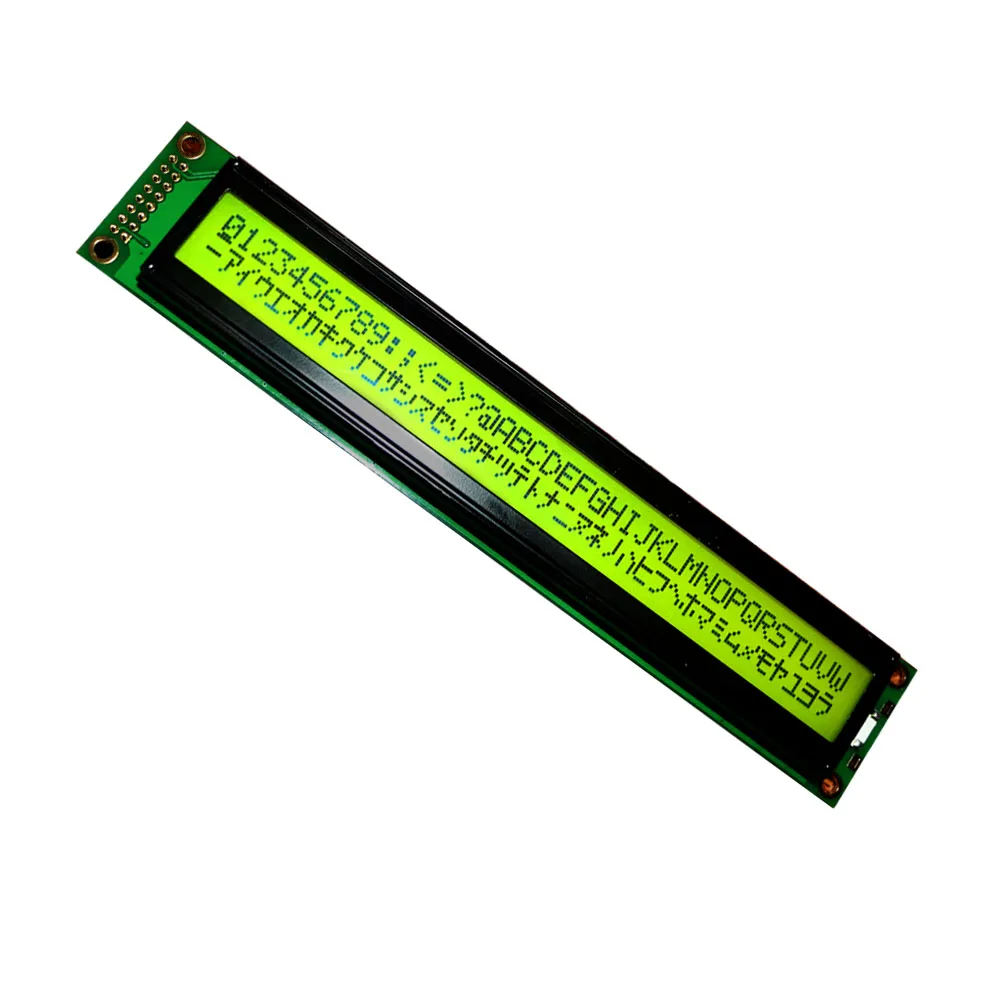 Factory direct sales 40x2 character lcd display with dimension 182 x 33.5mm lcd modules