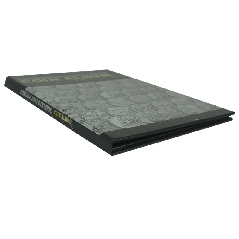 Hotsales High Quality London 2012 Euro Coin Collecting Paperboard Album Folder With Diecut Holes and Gloss Lamination