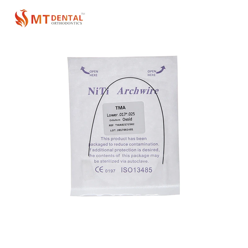 China supplier orthodontic dental hot sale TMA wires