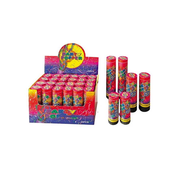 China Supplier Direct Wholesale Metallic Spring Streamer Popper