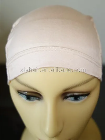 alibaba express wholesale 100%bamboo fiber cap microfiber bamboo fiber wig holder new products plain hair cap/turbans