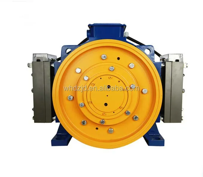 Synchronous Elevator Motor Elevator Parts Gearless Traction Machine brake