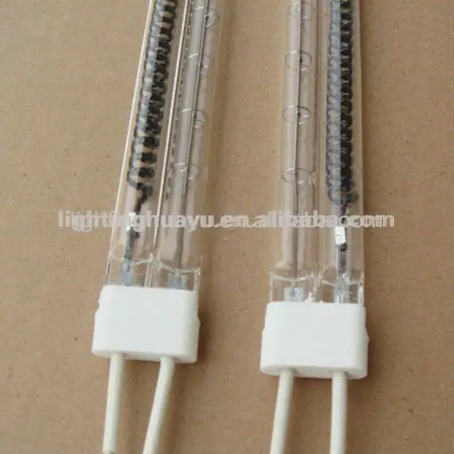 Gold reflector Twin Tube infrared emitter Medium wave IR emitter lamp