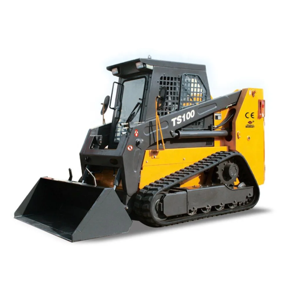 skid steer loader TS65 rubber track crawler 55kw pilot control 1050kg CE