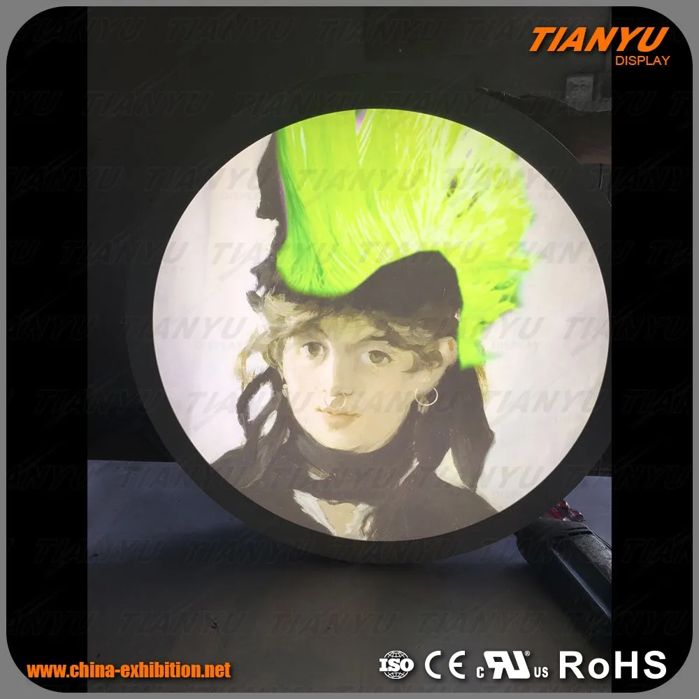 High Brightness aluminum Frameless Fabric outdoor LED Light Box Sign display advertising lightbox