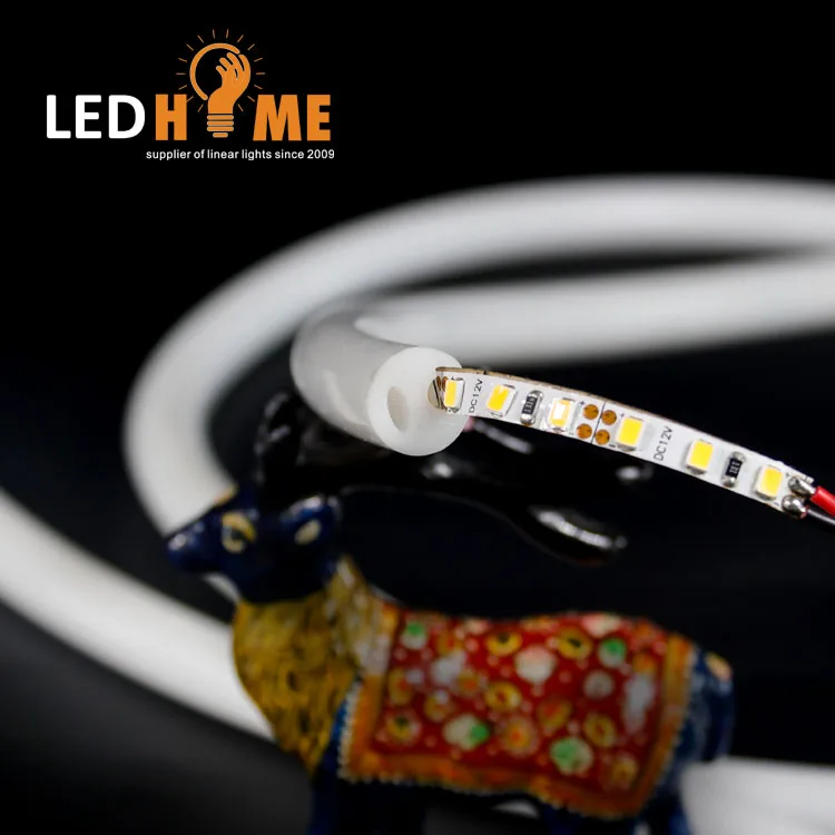 
OEM Custom 360 degree beam angel bendable silicon neon tube led profile for led strips 