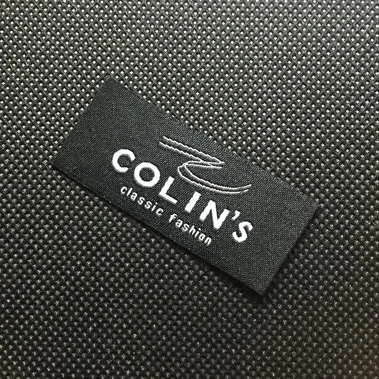 factory fashion Customized sewing labels Shirt Bags garment label tag Woven Labels for clothes