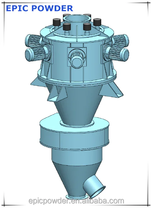 Superfine Powder Sorting Machine Air Classifier Separator HTS 500/6
