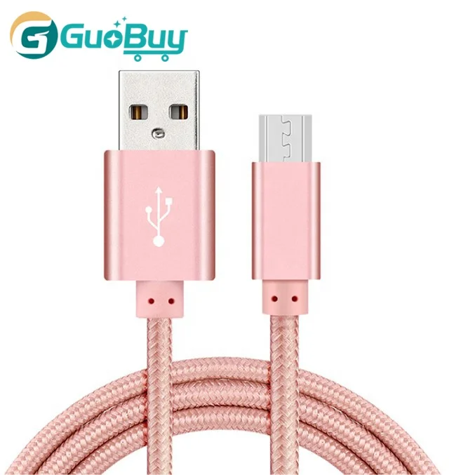 Micro usb Cable Charger 2A Braided Nylon Data Sync usb Charging Cable for Samsung Android Cell Phones