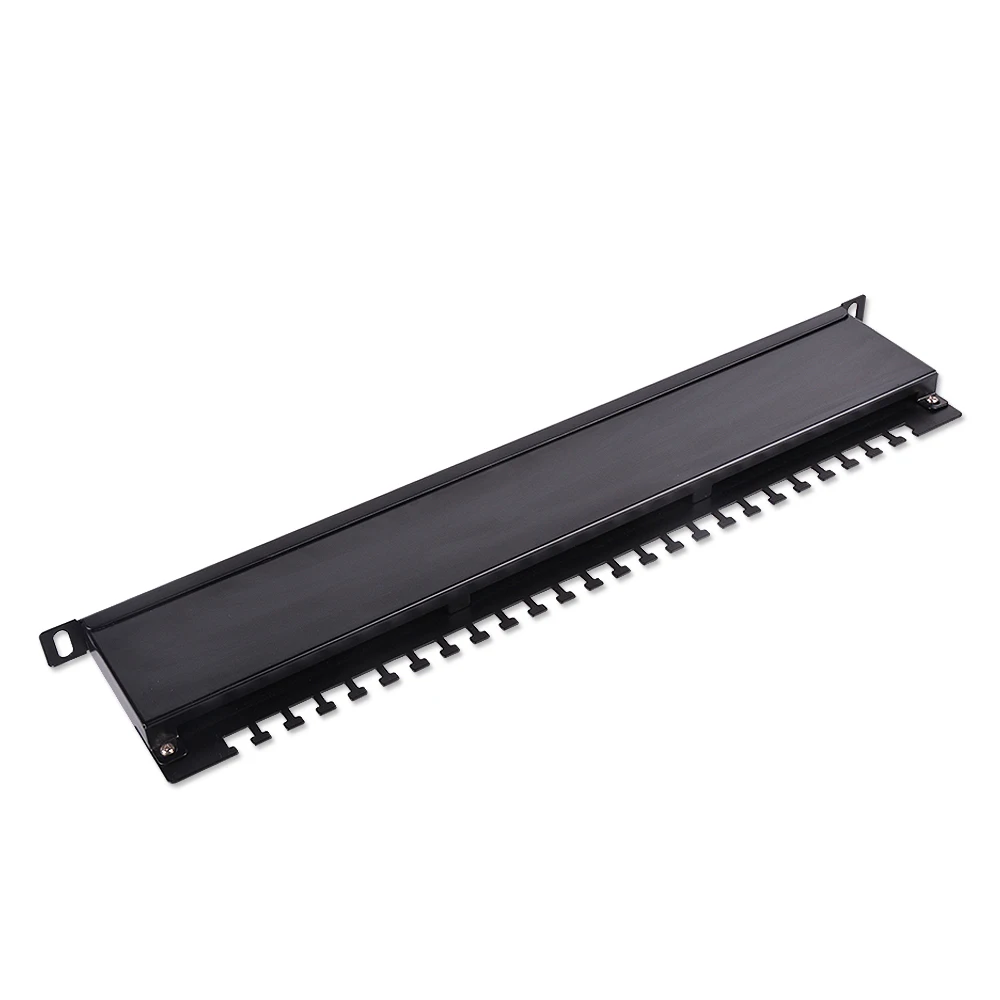  Сеть RJ45 UTP Cat 6 24 порта для монтажа в стойку 0.5U 19 дюймов IDC коммутационная
