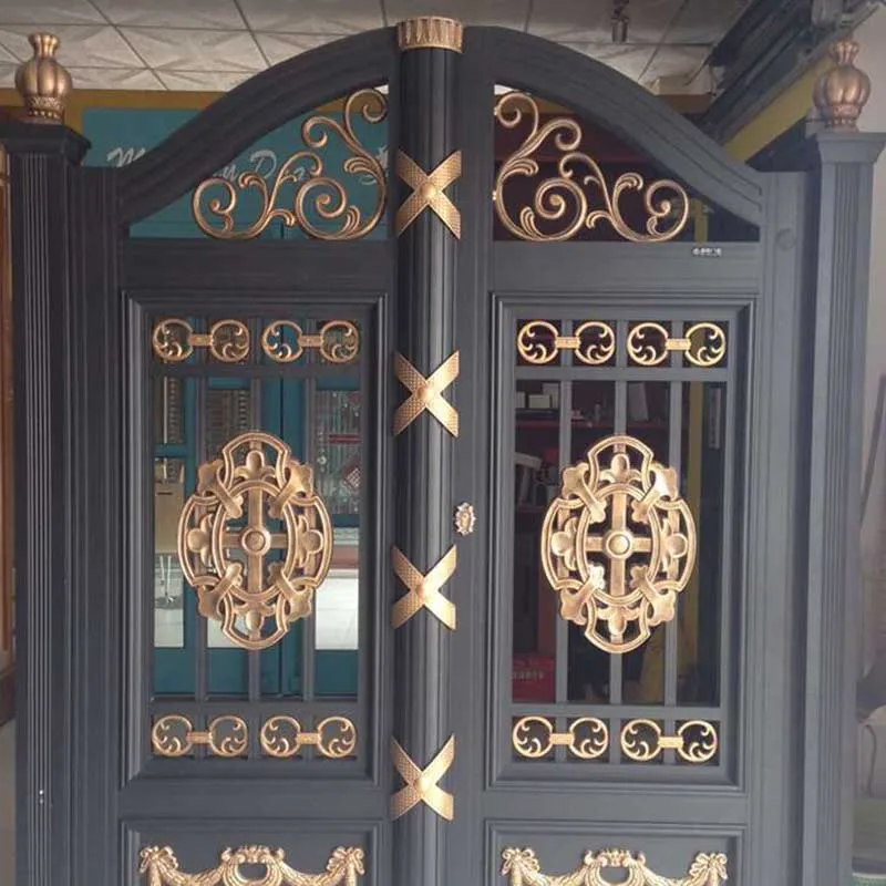 Front door design decorative courtyard gate simple main gate