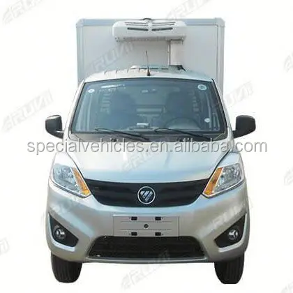 Mini refrigerator cold freezer transport truck 2.5 tonne GVW Refrigerated Box Vans for sale