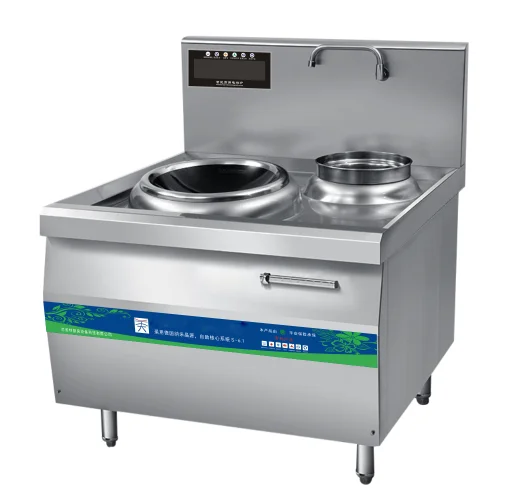 Commercial Restaurant Hotel Kitchen Equipment Stainless Steel Big Induction Cooker