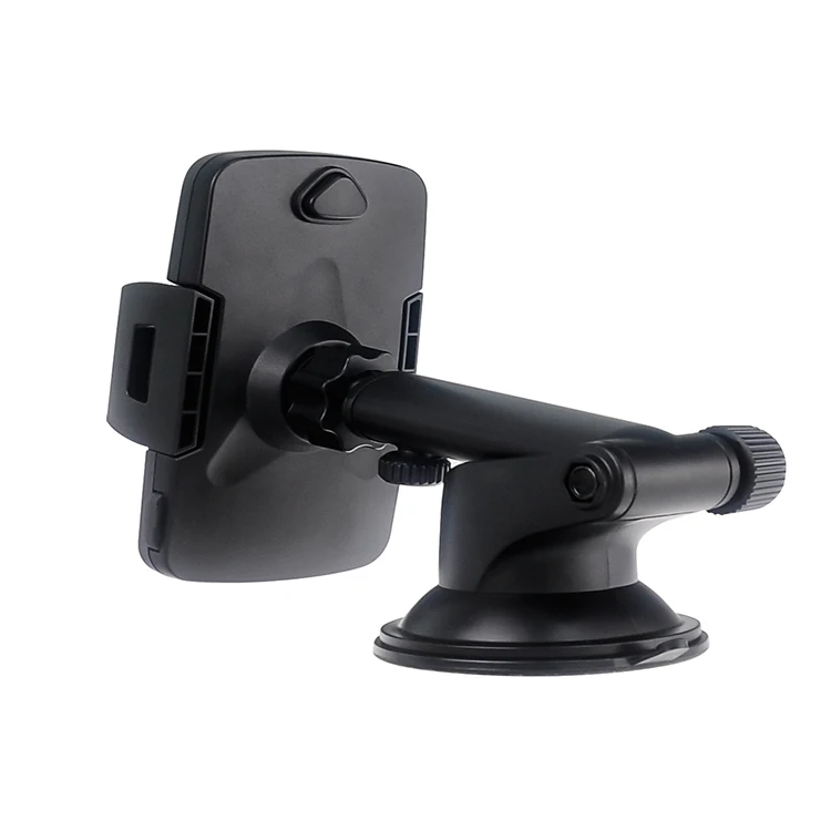 Super strong suction cup with gel dashboard windshield car telescoping phone mount mobile phone holder for smartphones