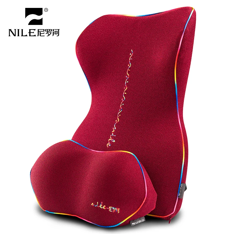 
Car Headrest Neck Support Pillow Adjustable Strap Memory Foam Car Seat Pillow 