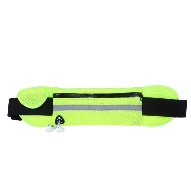 Waterproof soft polyester fitness sport running belt waist bag for cell phone money