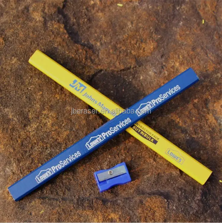 
Wholesale professional carpenter pencil with customized logo 