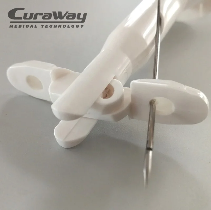 Factory Disposable Medical Supply Sterile Endo Fascial Suture Device for ligation in Abdominal Surgery Surgical Instrument