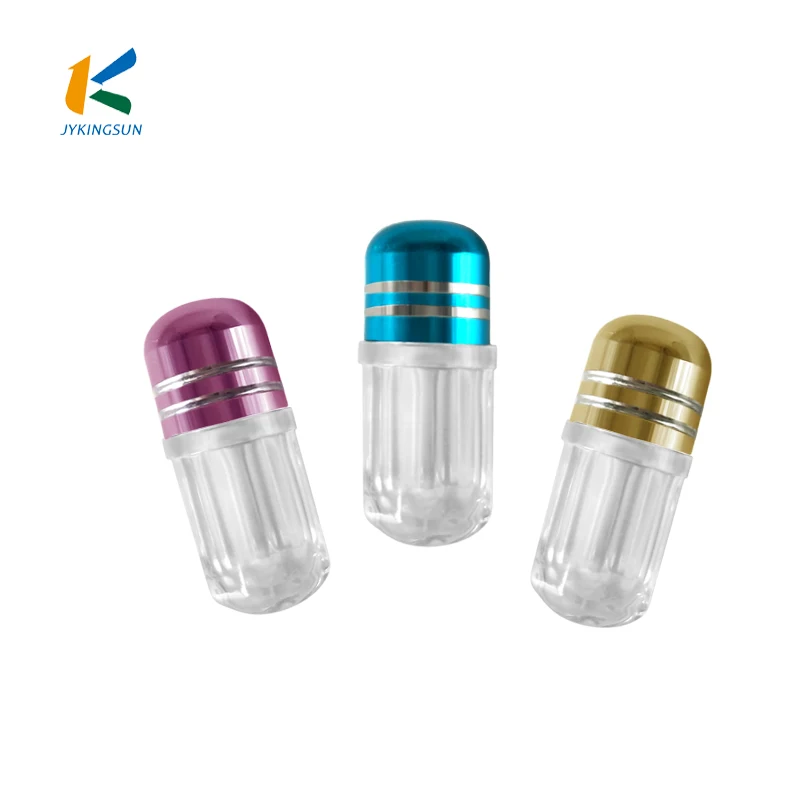 Hot sale high quality 2ml clear ps plastic mini vial pill capsule bottle container